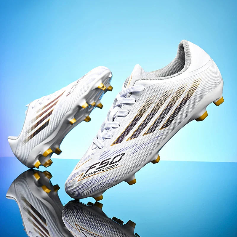 New Men Professional Football Boots Non-Slip TF/FG Boys Sneakers Match Soccer Shoes Ankle Comfortable Sports Shoes Unisex