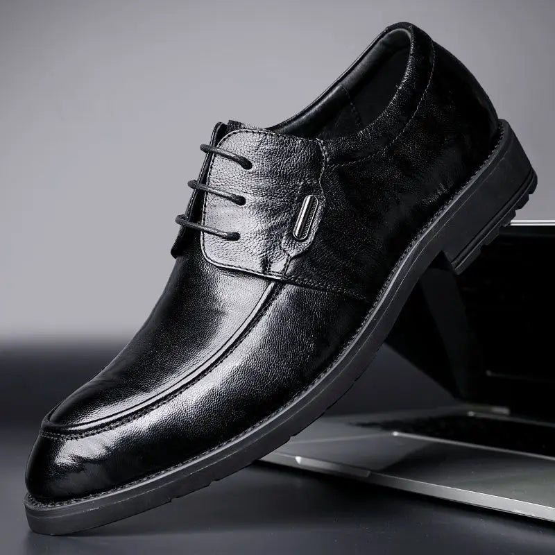 2026 Men's Height Increasing Dress Shoes Business Casual Elevator Oxfords Wedding Office Formal Spring Autumn Fashion