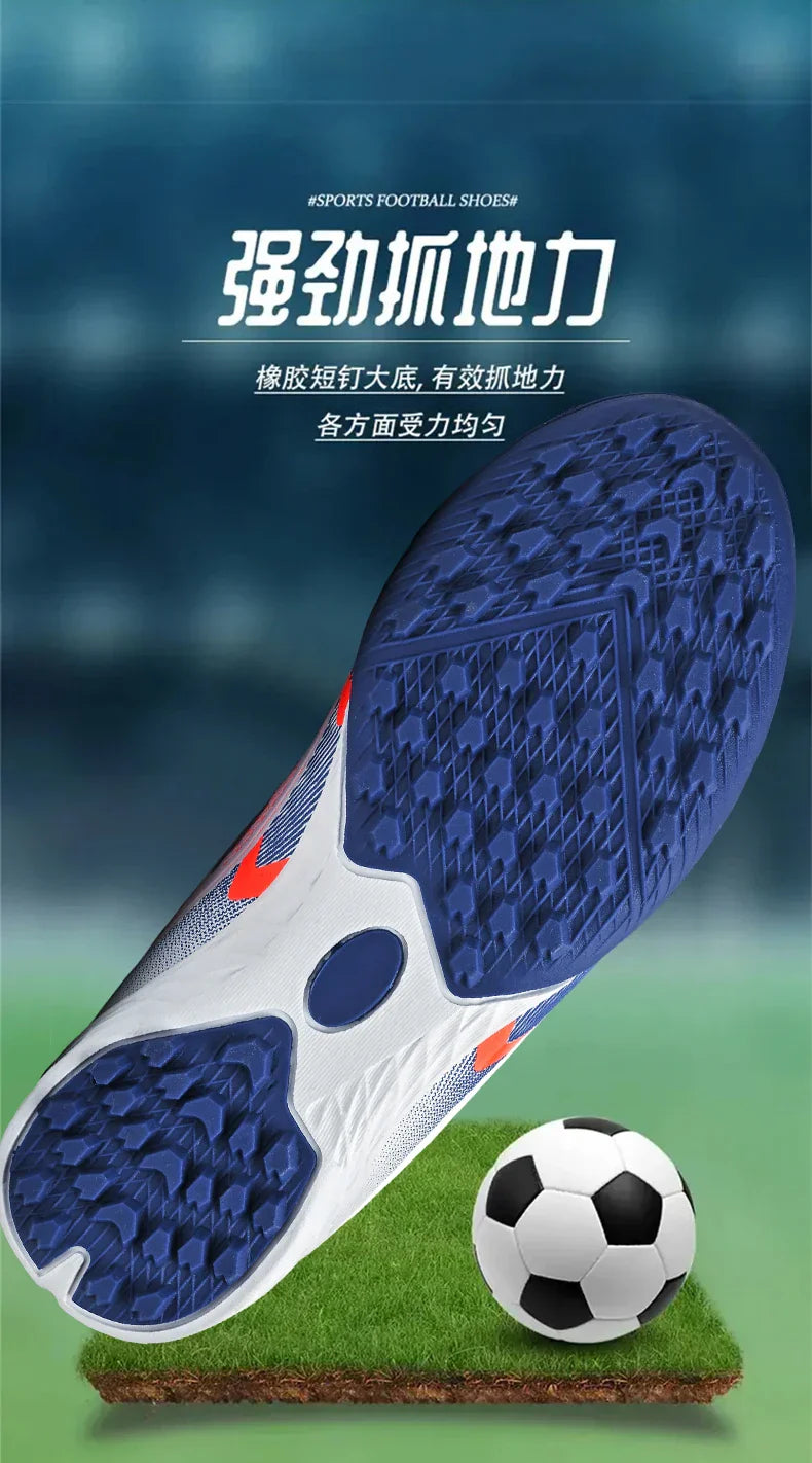 Kids Soccer Shoes School Football Boots Professional Cleats Grass Training Sport Footwear Boys Outdoor Futsal Soocer Boots 30-38