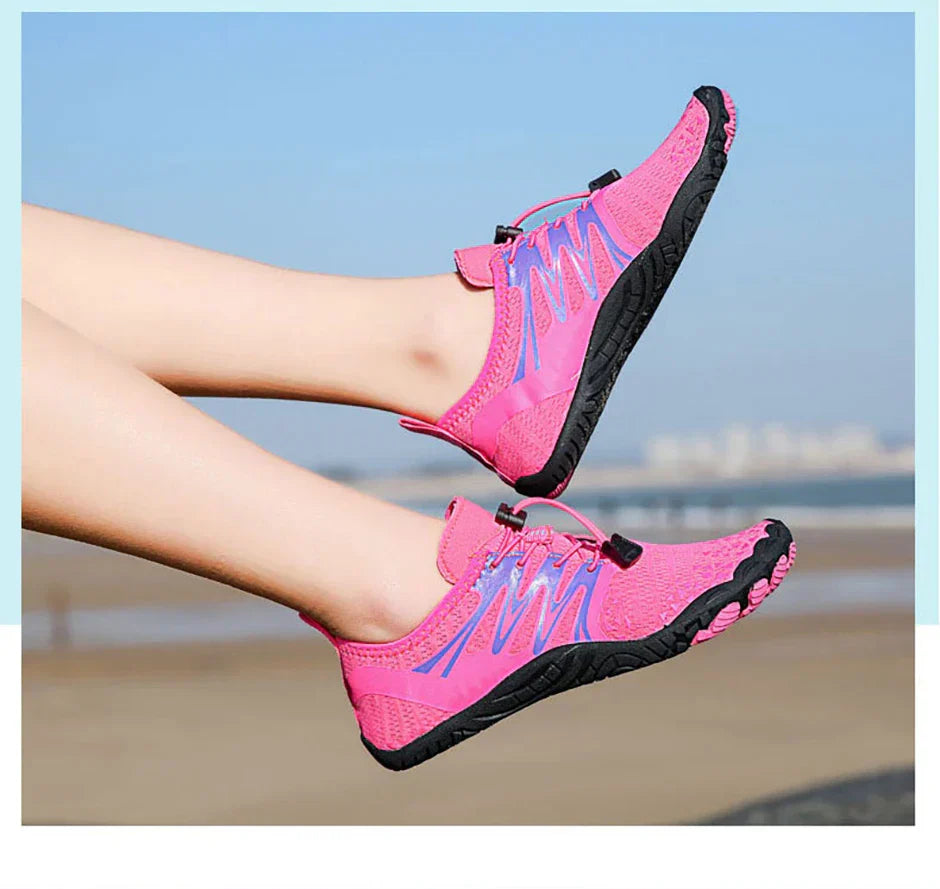 Men Women Barefoot Outdoor Aqua Shoes Couple Quick-drying Wading Beach Swimming Fitness Cycling Sports Water Sneakers