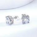 0.5-8CT 3 Colors Moissanite Stud Earrings for Women Men's Party Ear Jewelry Sterling Silver 925 Sparkling Diamond Earring