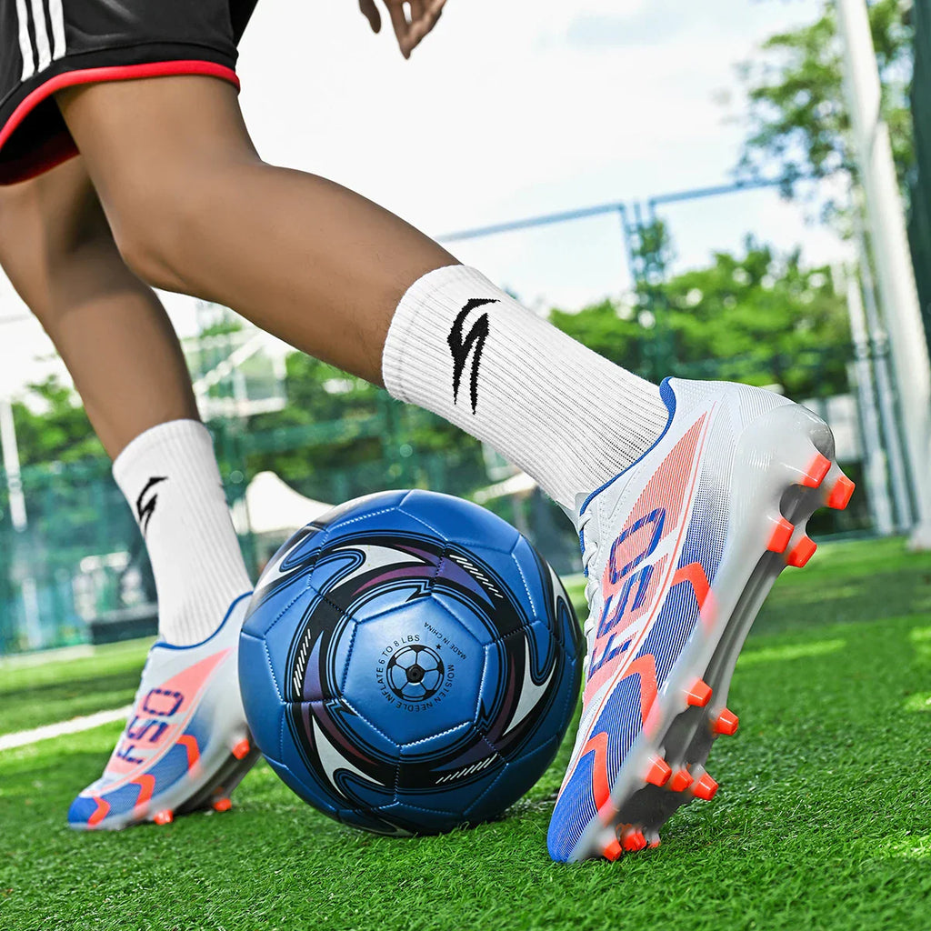 Adult breathable FG/AG long nail suitable for training and competition all season universal anti slip sports football shoes