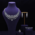 2024 New 4-piece Bridal Cubic Zirconia Full Set Women's Party Jewelry Set, Deluxe Dubai Nigeria Crystal Wedding Jewelry Set