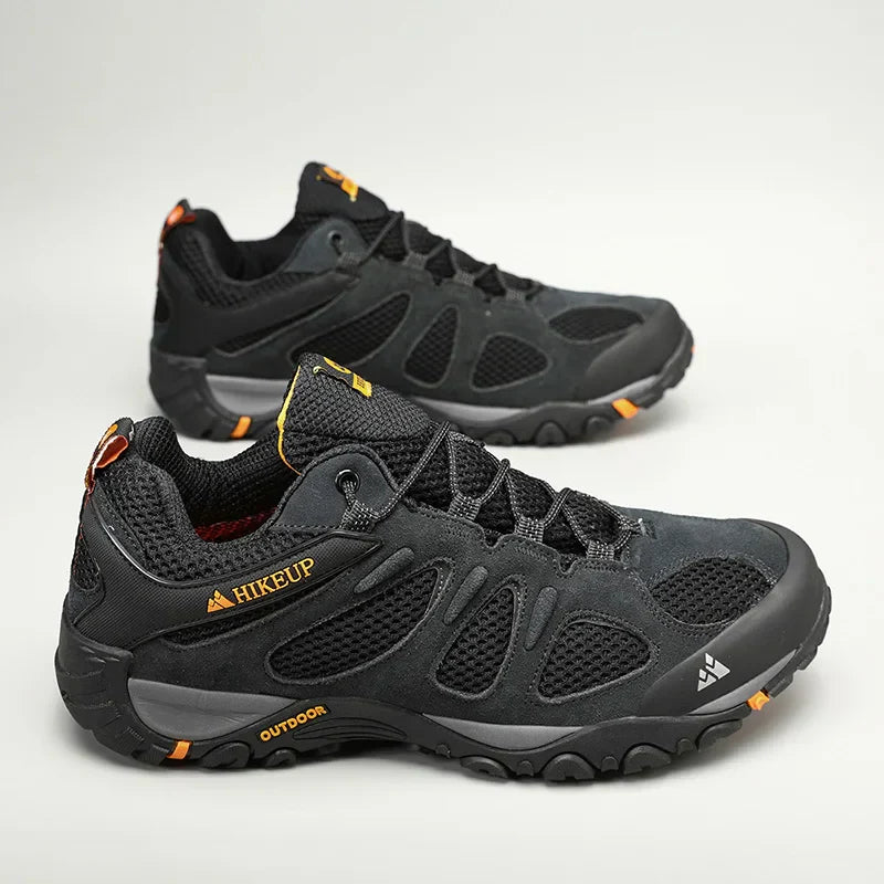 New Non-slip Wear Resistant Men‘s Outdoor Hiking Shoes Breathable Splashproof Climbing Men Sneaker Hunting Mountain Shoes