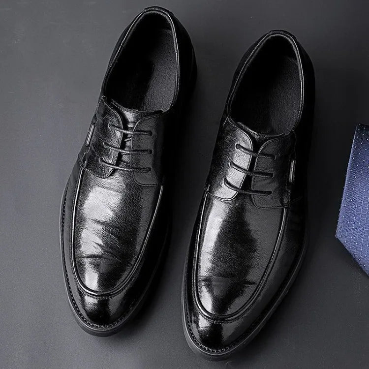 2026 Men's Height Increasing Dress Shoes Business Casual Elevator Oxfords Wedding Office Formal Spring Autumn Fashion