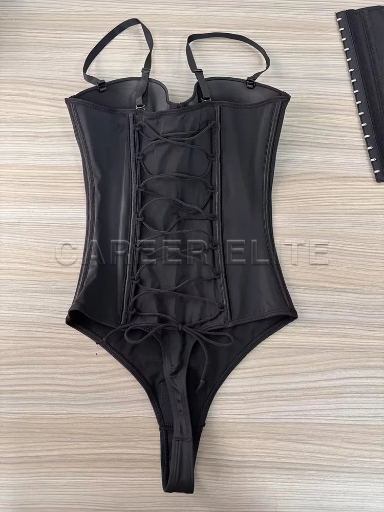 New Triangle Body Shaper Flat Belly Reductive Shapewear Bodysuits with Bra Tummy Control Slimming Sheath Liposuction Surgery