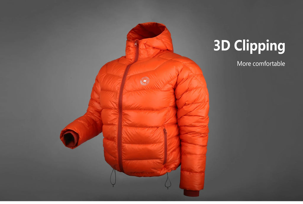 D-Jacket Upgrade 800FP Ultra Dry Goose Down Jacket Man Outdoor Camping Coat Ultralight Hiking Jackets