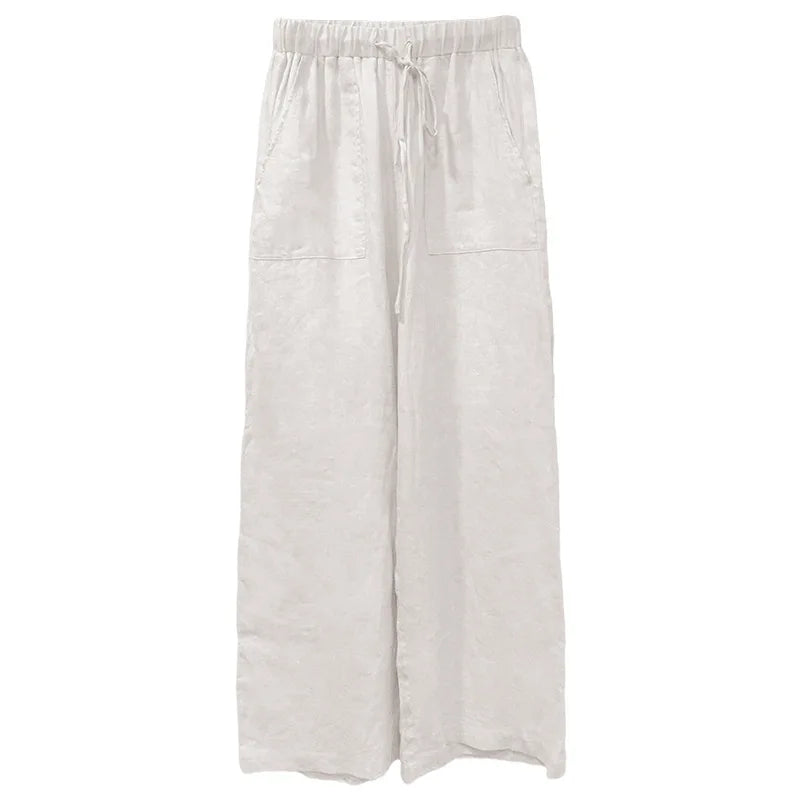 Lace-up Straight Pants For Women's