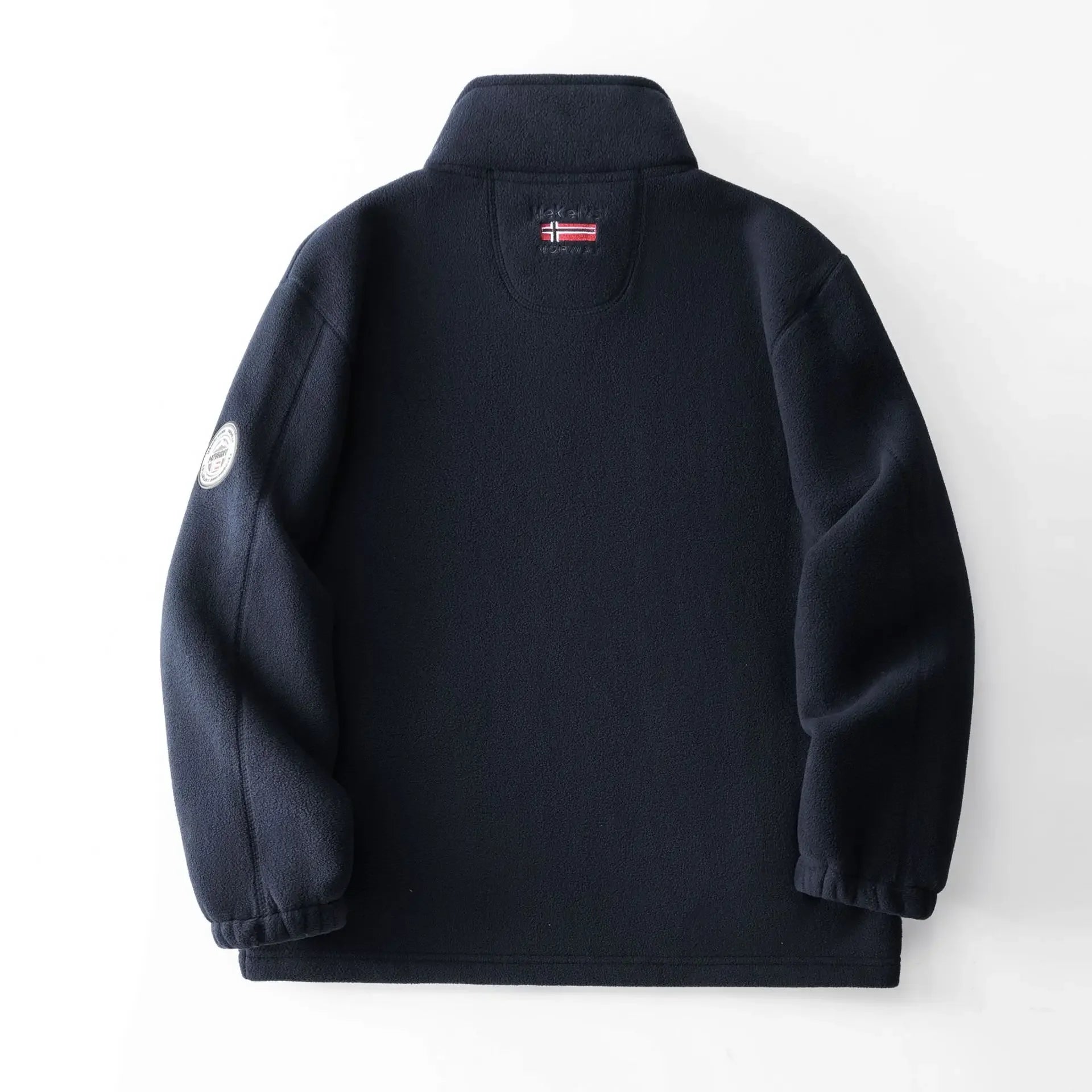 Thickened Double - Sided Polar Fleece Jacket for Men | Autumn/Winter Warm Casual Loose Fit Big Size Coat