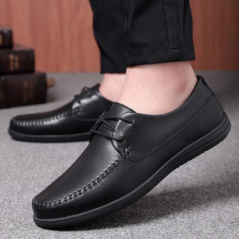 Men's Formal Leather Shoes – Classic Lace-Up Office & Business Dress Footwear