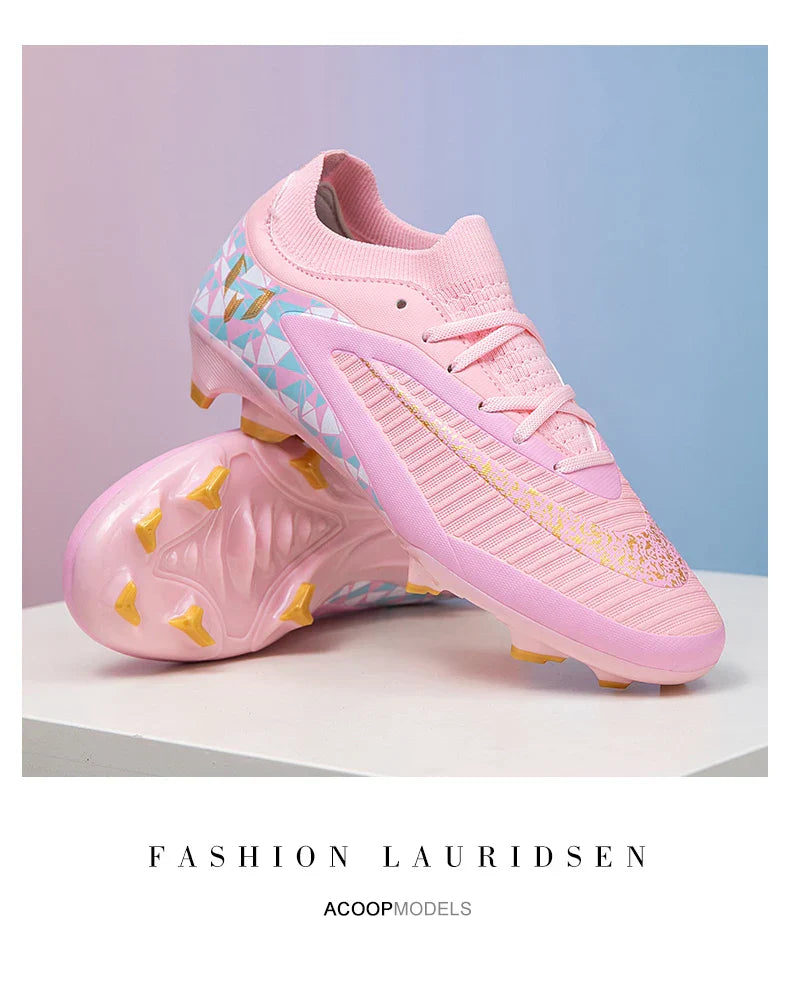New Kid Match Boys Professional Non-Slip Comfortable Football Boots Sneakers Match Soccer Shoes Outdoor Sports Shoes Unisex