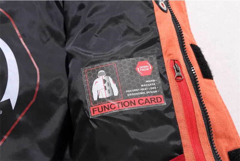 '-20 Degree Down Jacket Male Winter Parkas Men White Duck Down Jacket Hooded Outdoor Thick Warm Padded Snow Coat Oversize M-4XL