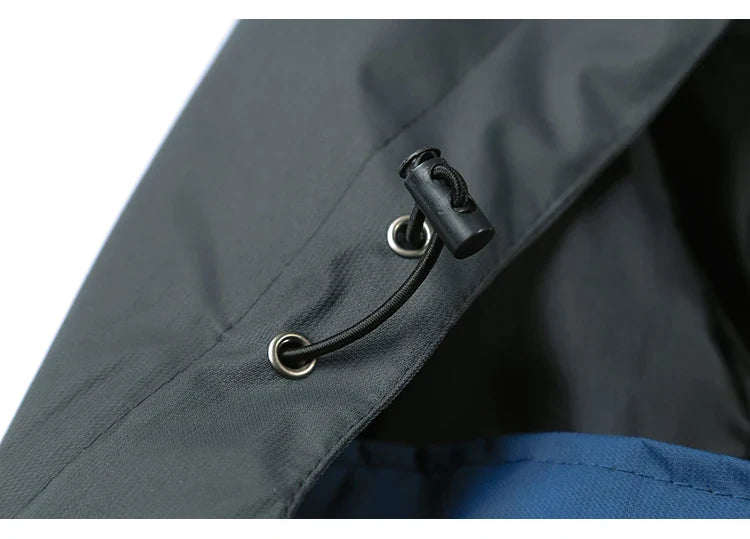 Camping Hiking Jacket Men Autumn Outdoor Sports Coats Climbing Trekking Windbreaker Travel Waterproof Jackets Black