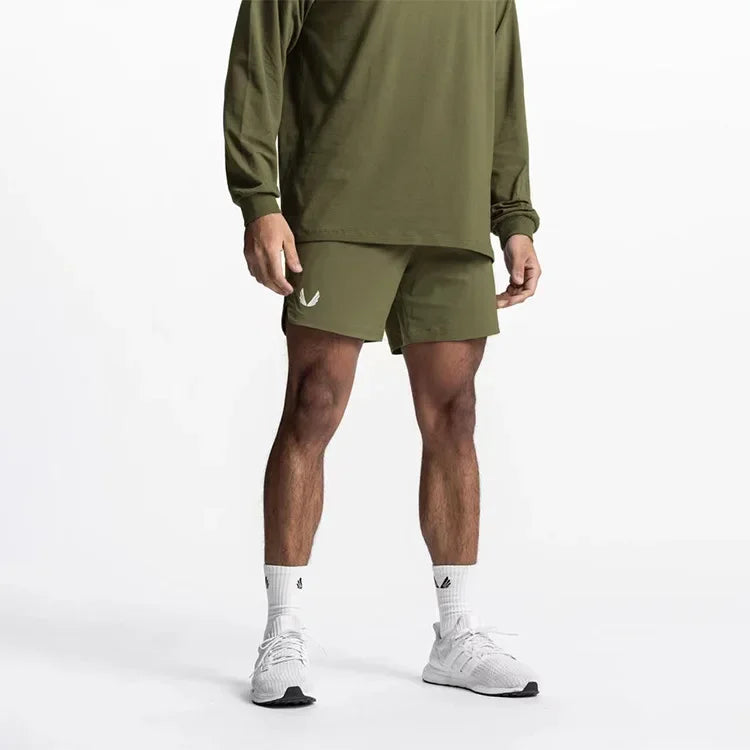 Men's Quick-Drying Shorts Summer Gym Workout Running Basketball Sports Breathable Slim Fit Casual Training Streetwear Fashion‌