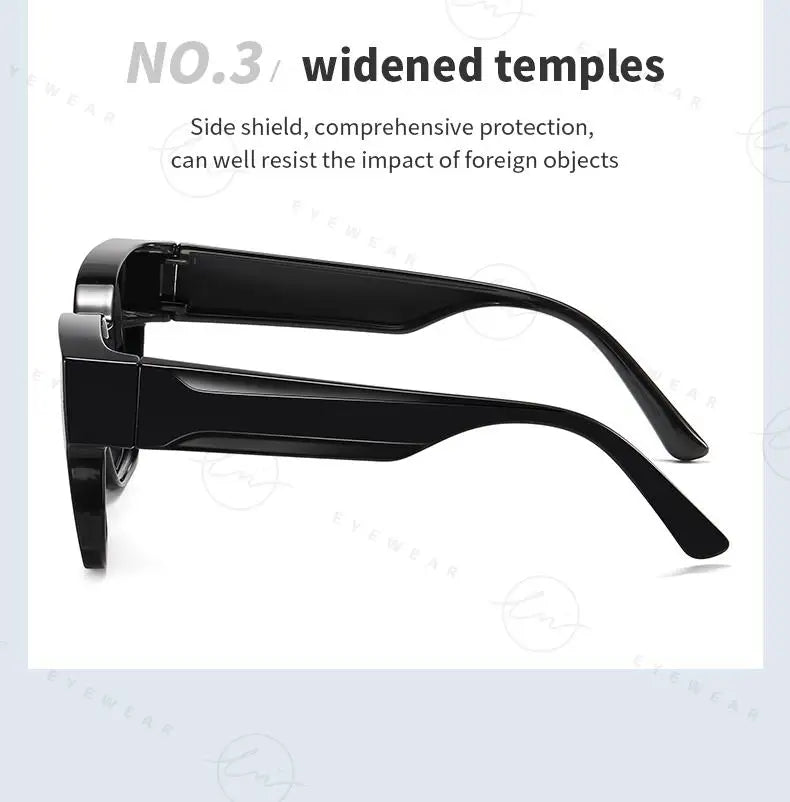 Oversized Frame Cover Optical Glasses Trend Fit Over Sunglasses For Men Women Polarized TR-90 Anti-Glare UV400 Eyewear