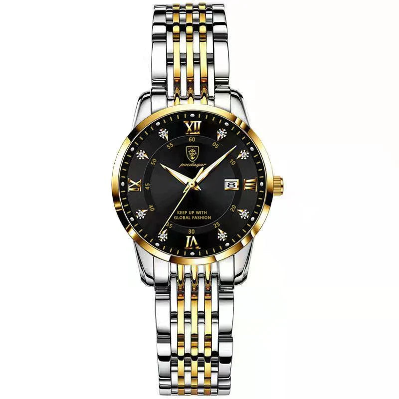 Luxury Woman Watch Waterproof Stainless Steel Luminous Date Ladies Watch Fashion Simple Casual Women’s Quartz Watches