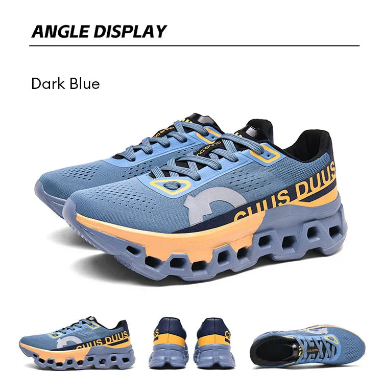 Men's Cushioning Running Shoes Lightweight Athletic Casual Sneakers Male Non-Slip Sports Shoes Outdoor Travel Walking Shoes