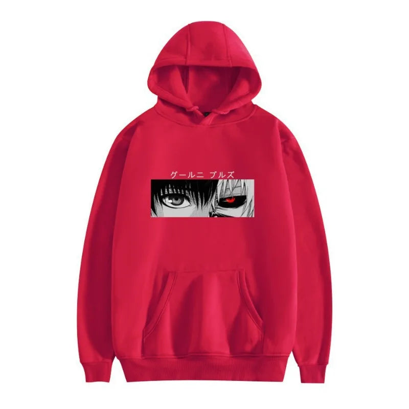New Tokyo Ghoul Quadratic Element Japaneses Comics Hoodie New Tracksuit Men Women Fashion Autumn Winter Fleece Sweatshirt Loose