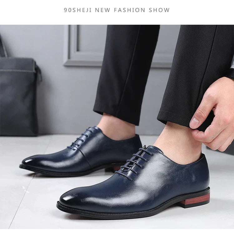 Fashion Business Dress Men Shoes Classic Leather Men's Formal Shoes Comfortable Slip On Dress Shoes Men Oxfords Size 47 48