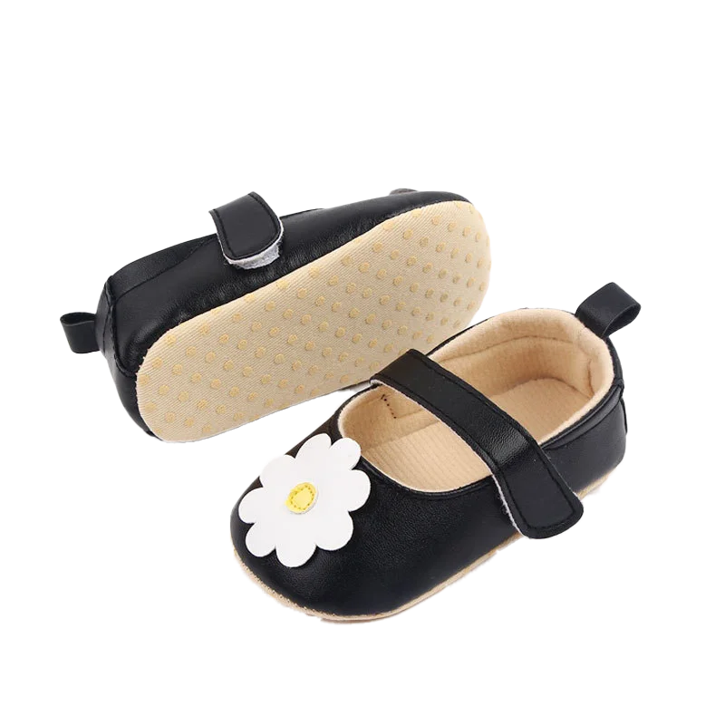 New Flower Embroidery Baby Girl Shoes Cotton Non-slip Soled Toddler Shoes Spring Summer Baby Shoes Princess Girls First Walkers