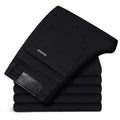 2023 Men's Stretch Black Jeans Classic Style Business Fashion Pure Slim-fit Denim Pants Male Brand Casual Trousers