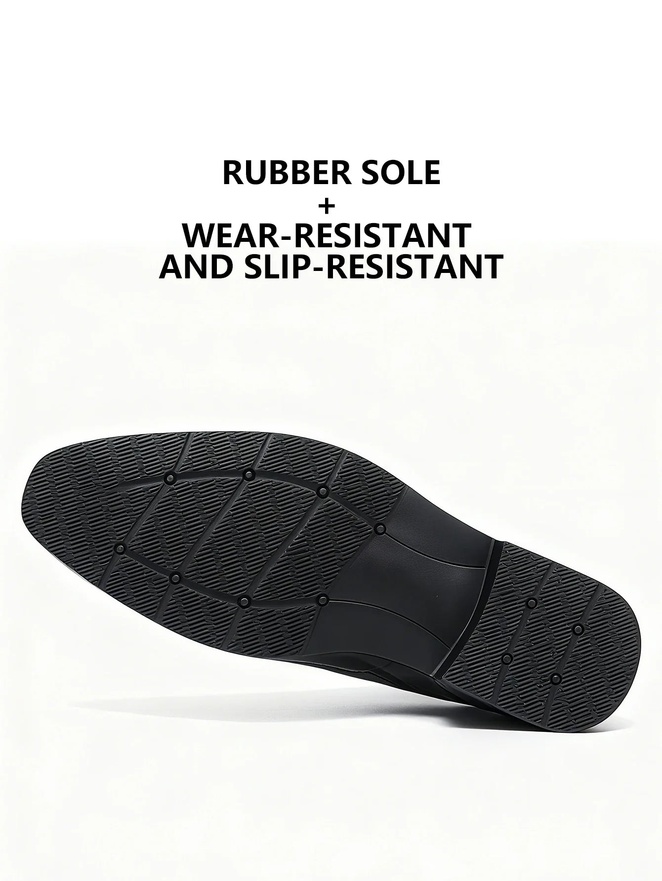 Classic Retro Dress Men's Monk Leather Shoes With Pointed Toe Buckle Business Office Wedding Comfortable Men's Oxfords Shoes