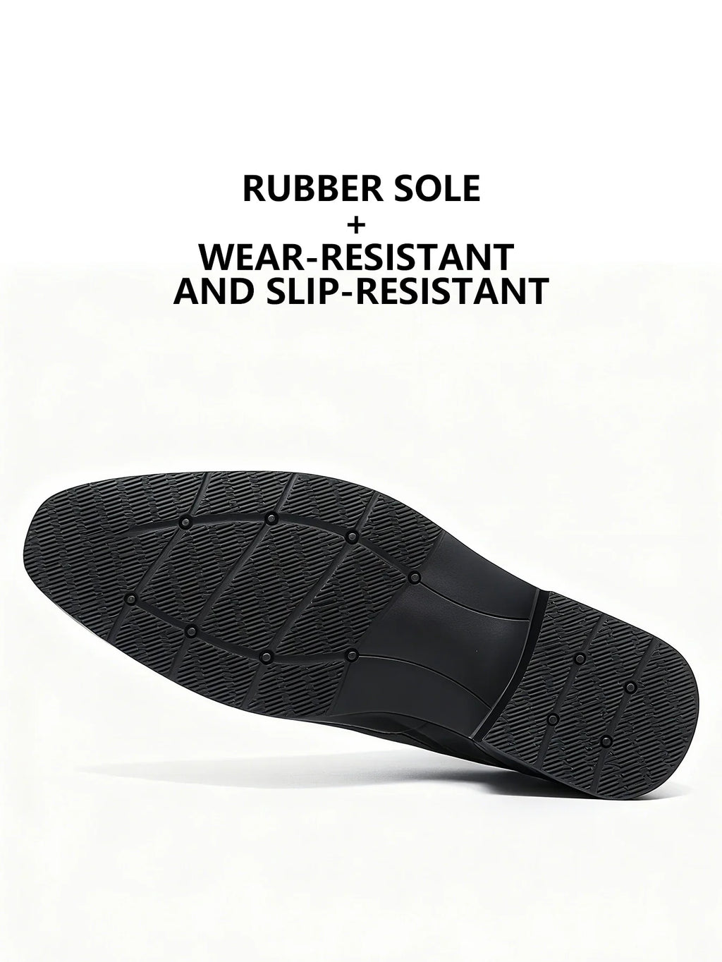Classic Retro Dress Men's Monk Leather Shoes With Pointed Toe Buckle Business Office Wedding Comfortable Men's Oxfords Shoes