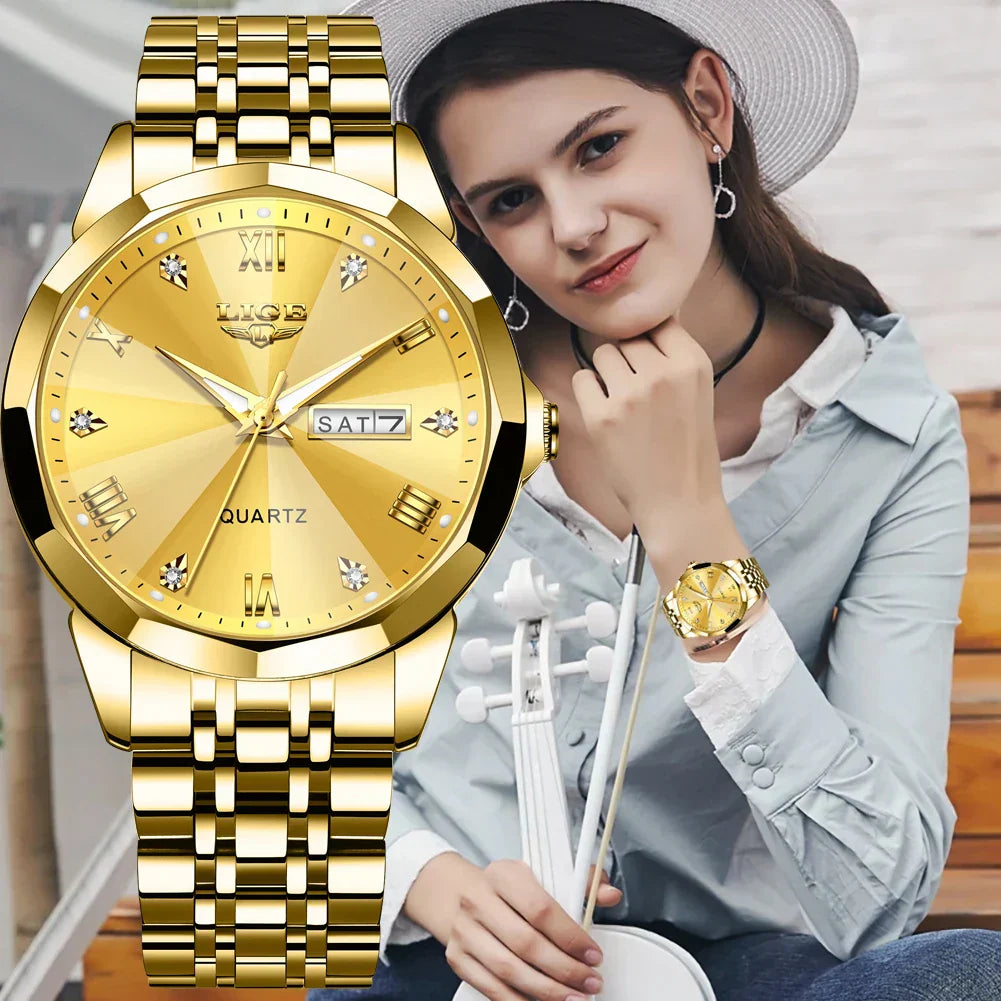 Fashion Quartz Wristwatches Casual Sport Military Watch For Women Top Brand Luxury Waterproof Watch Ladies Relogio Feminino