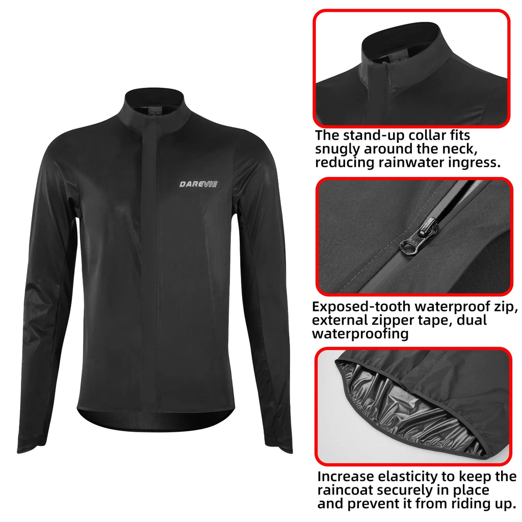 Jackets For Man Waterproof Anti UV Soft Men's Jackets Windproof Light Soft Anti Slip Raincoat Outdoor Cycling Jacket Man