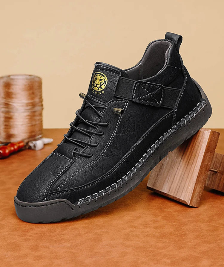 Handmade Men's High-Top Sport Casual Boots Breathable Outdoor Wear with Extended Size Options Classic Ankle Boots