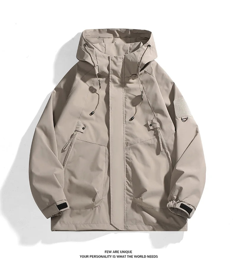 Unisex Waterproof Running Jacket Autumn Windproof Windbreaker Hiking Camping Trekking Outdoor Jackets Men Women Coats