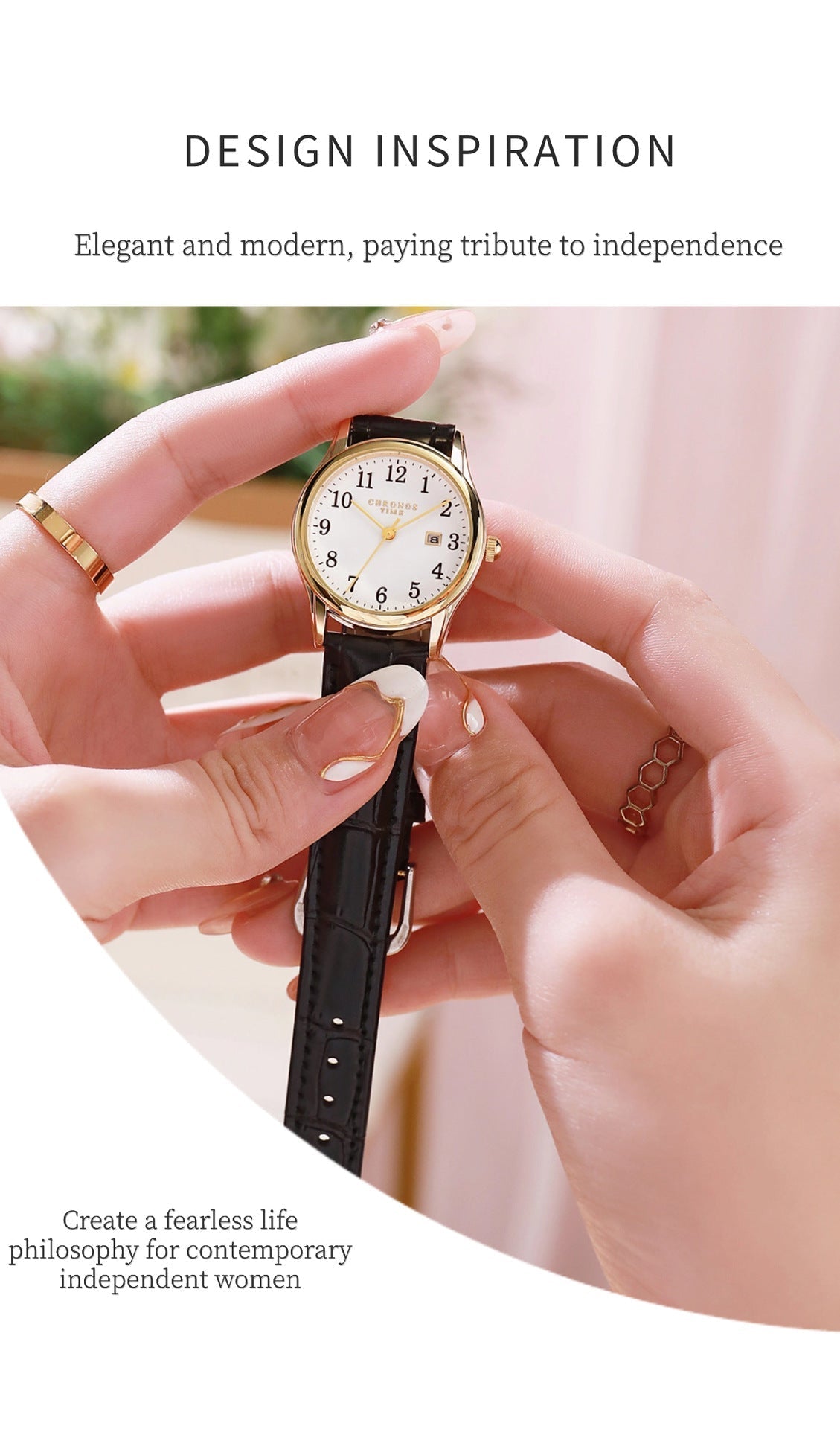 Luxury Watch For Woman High Quality Ladies Quartz Watch Waterproof Date Leather Women Watches reloj+box