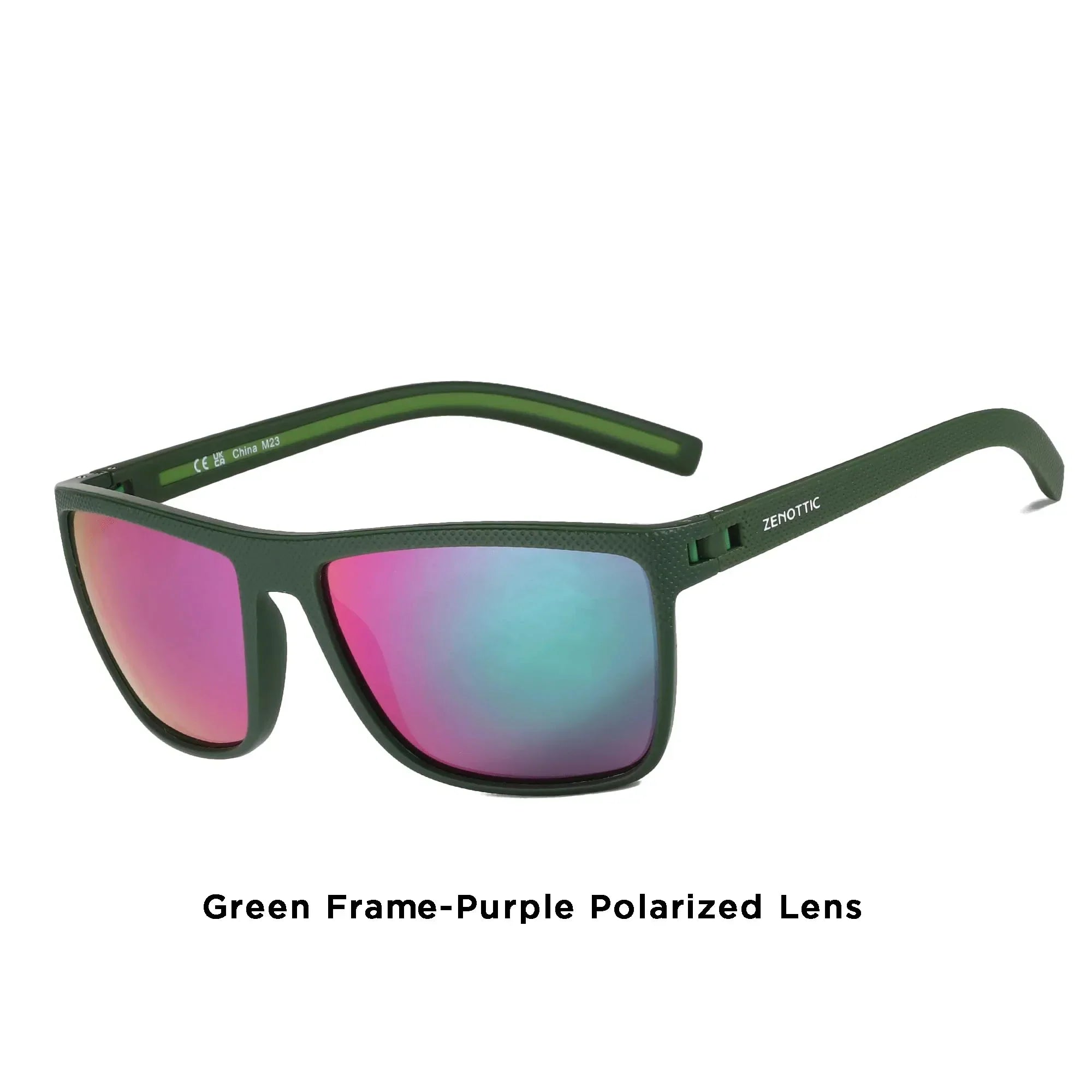 Polarized Sunglasses for Men Lightweight TR90 Frame UV400 Protection Square Sun Glasses