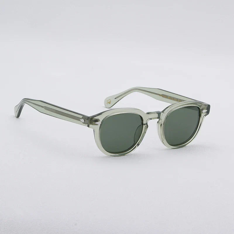 High Quality Sunglasses Man Johnny Depp Lemtosh Polarized Sun Glasses Woman Luxury Brand Vintage Acetate Frame With Original Box