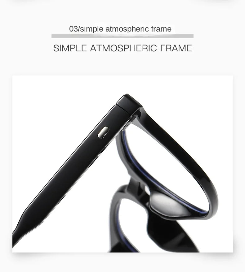 2024 New Fashion Y2K Style Glasses Frame Retro Square Glasses for Women Lady Decorative Eyeglasses Korean Powder Blusher Eyewear
