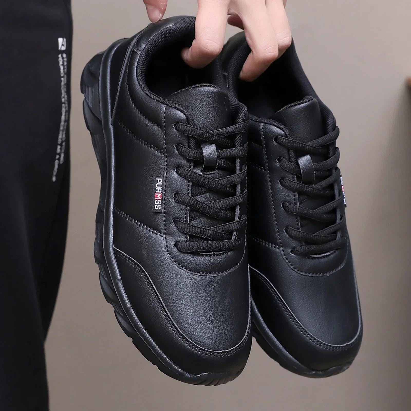 New Men's Sneakers Fashion Leather Men's Casual Shoes Outdoor Jogging Training Shoes High-Quality Comfortable Men's Shoes