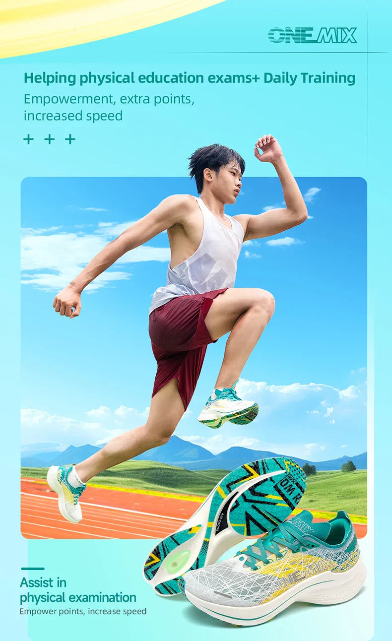 Carbon Plate Running Shoes Shock Absorption Ultra-light Sports Shoes