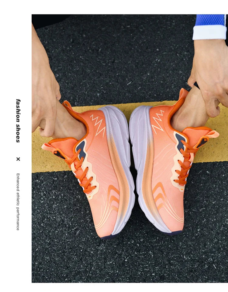 Men's Classic Cushion Running Shoes Hiking Walking Shoes for Women Gym Workout Lightweight Breathable Mesh