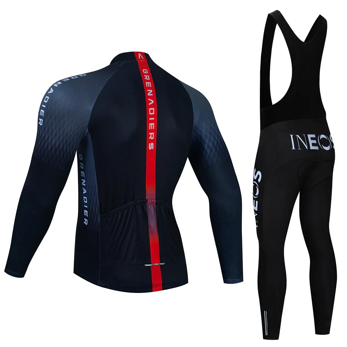 Ineos Grenadier Pro Team Tricuta Cycling Man 2022 Men's Bicycle Clothing Gel Clothes Jacket Bib Jersey Set Winter fleece Suit