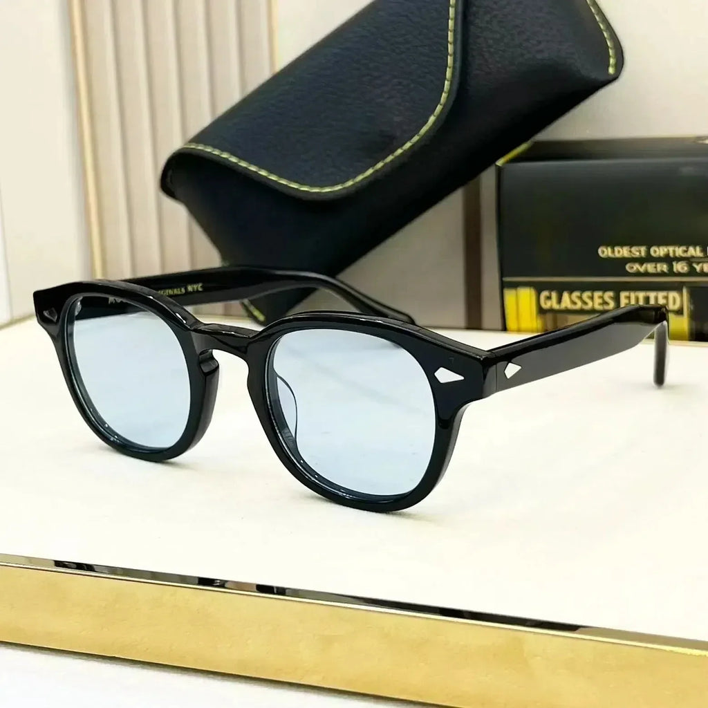 Authentic Johnny Depp LEMTOSH UV400 Driving Anti-Glare Men Women Sun Glasses Popular Square Acetate Frames Male Couple Eyewear