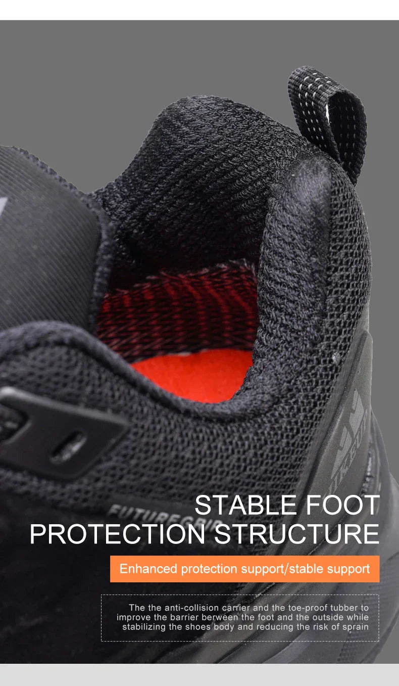 Hiking Shoes for Men Outdoor Sports Camping Hunting Walking Shoe Suede Genuine Leather Breathable Sneaker Non-slip
