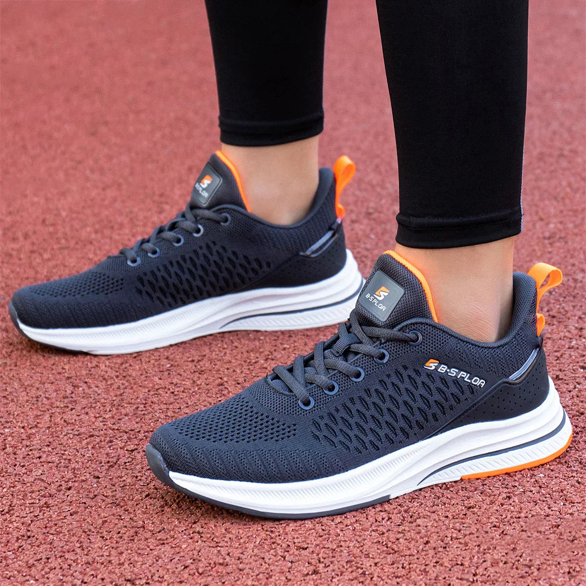 Lightweight Running Shoes For Men Comfort Men's Designer Mesh Casual Sneakers Lace-Up Male Outdoor Sports Tennis Shoes