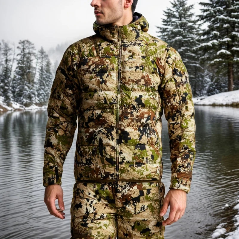 Men's Kelvin Light Down Jacket Camouflage Fishing Hunting Down Wear
