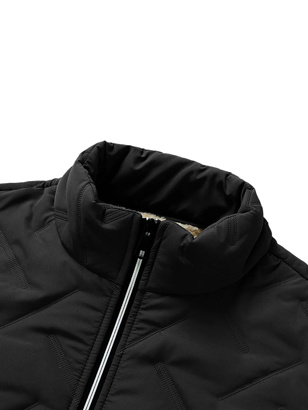 Men's Casual Stand-Up Collar Winter Jacket, Autumn and Winter Style Coat, Windproof, Cold-Proof, and Warm Top