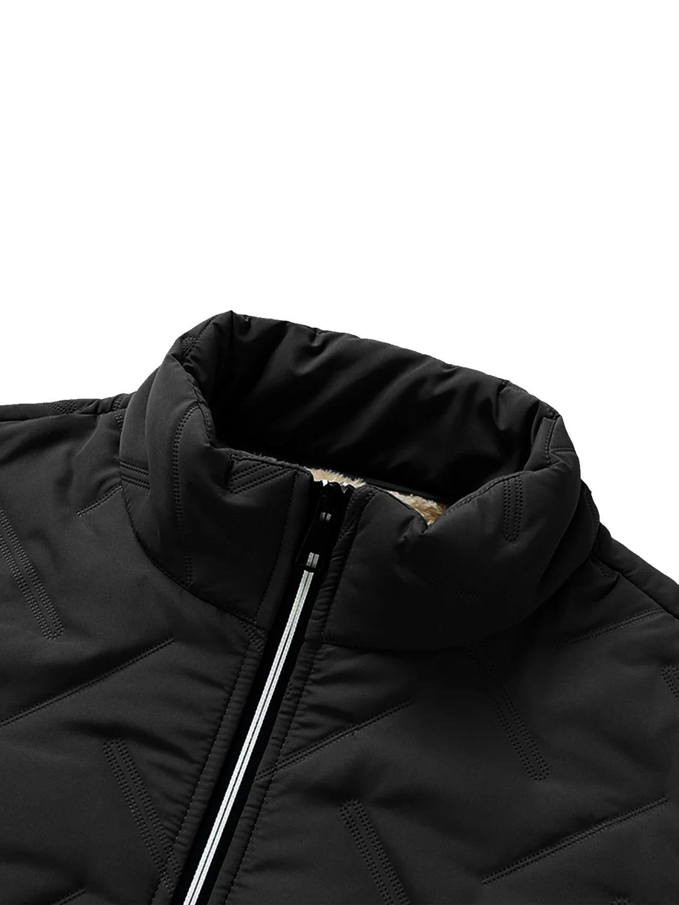 Men's Casual Stand-Up Collar Winter Jacket, Autumn and Winter Style Coat, Windproof, Cold-Proof, and Warm Top