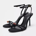 Sexy Brand Thin High Heels Women Summer New Fashion Designer Sandals Ladies Pumps Ankle Strap Elegant Banquet Party Shoes Female