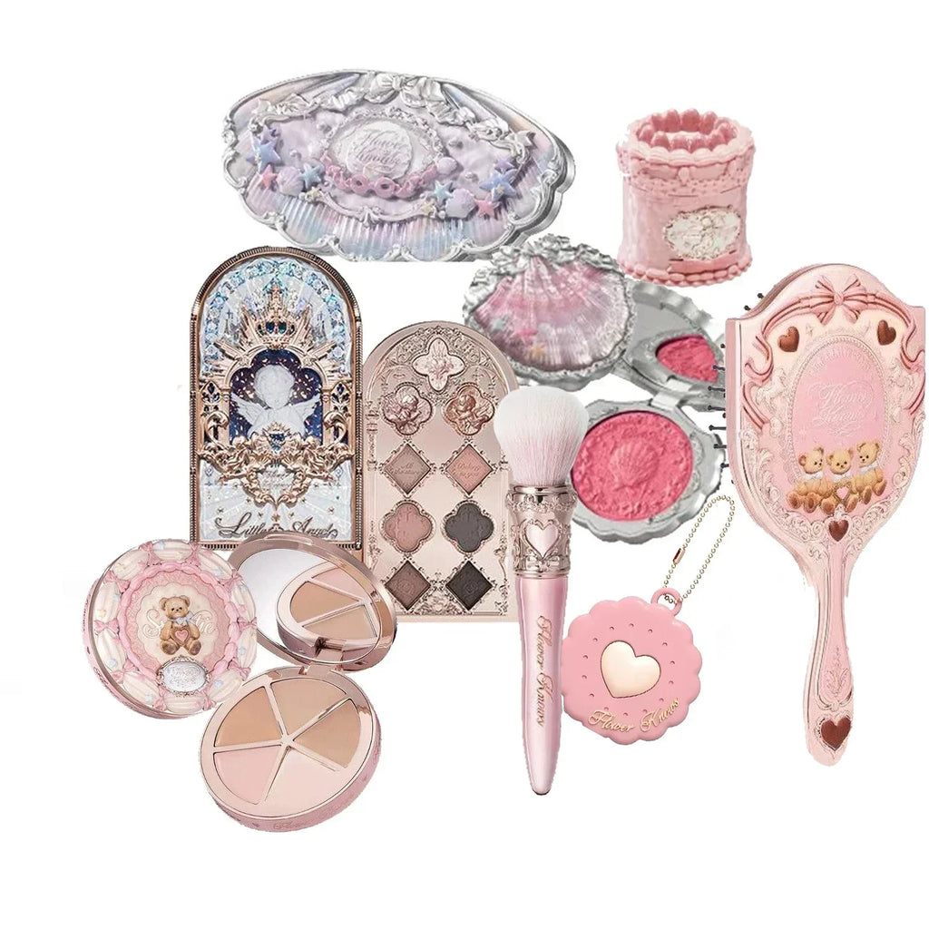 Makeup Sets Little Angel Bunny Garden Lip Glaze Blush Shell Jewelry Birthday Gift Kit De