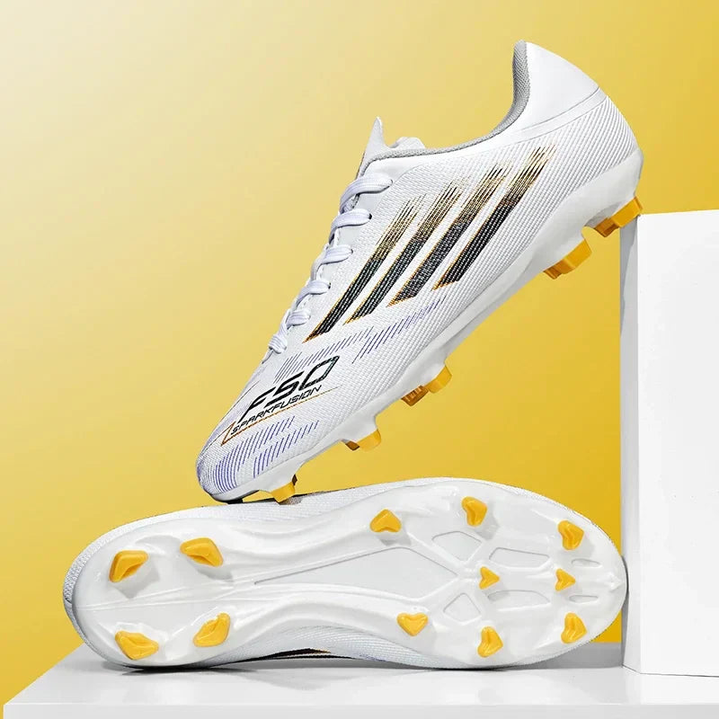 New Men Professional Football Boots Non-Slip TF/FG Boys Sneakers Match Soccer Shoes Ankle Comfortable Sports Shoes Unisex