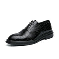 Men's Pointed Oxford Dress Shoes Leather Casual Office Wedding Shoes Gentleman Luxury High Quality 2026 Fashion