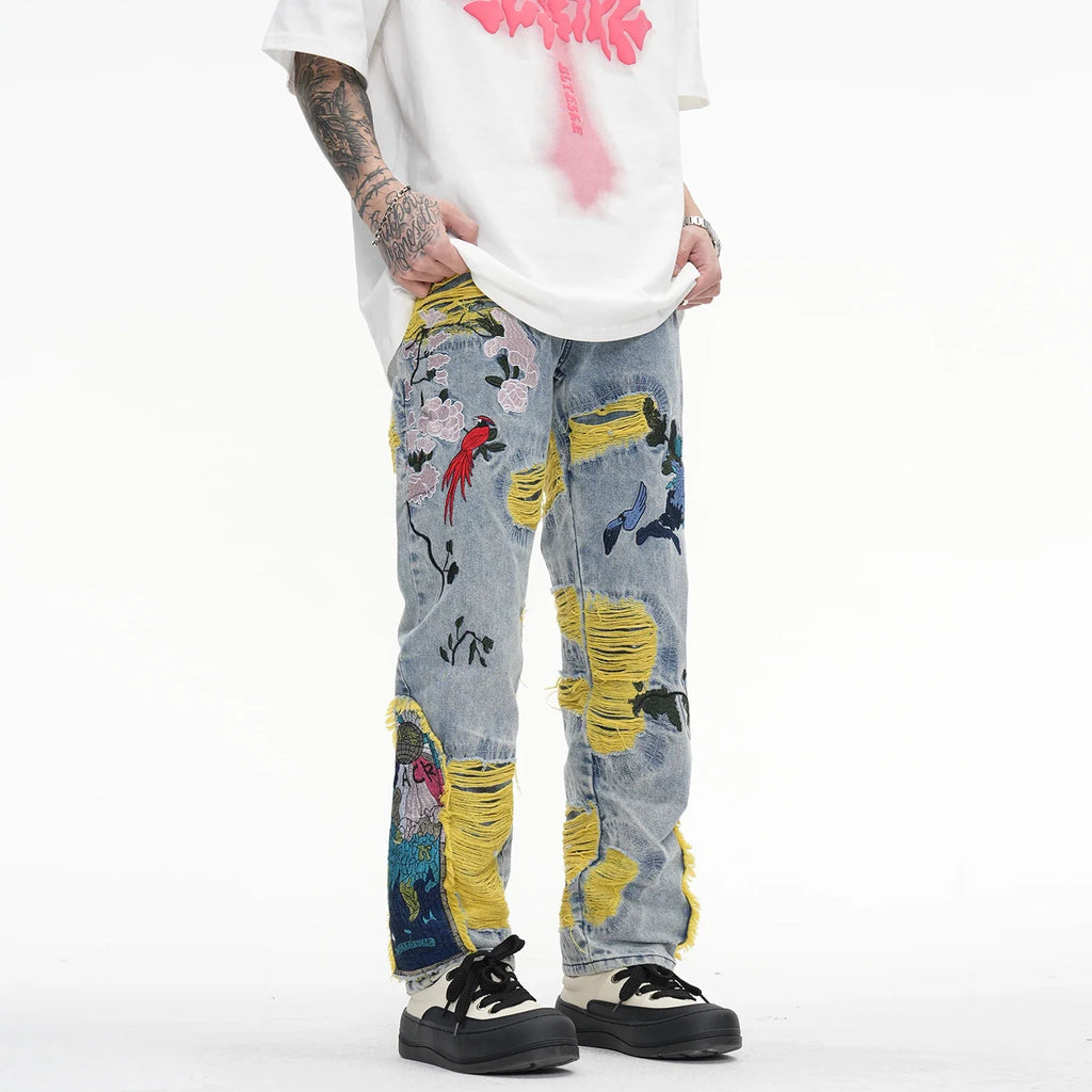 Denim Ripped Jeans for Men